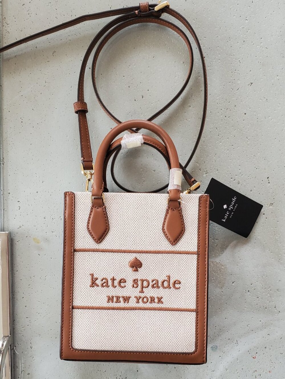 Kate Spade ! Ellie mini canvas bag (warm ginge)